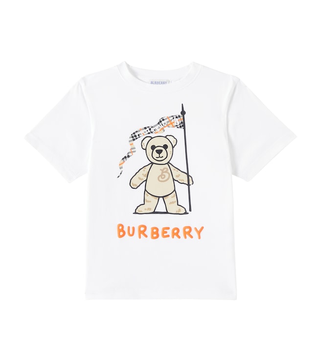 Thomas Bear棉质针织T恤 | Burberry Kids